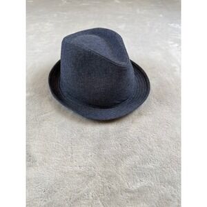 Stetson All American Fedora Hat Charcoal Grey Denim Trilby Mens S/M RN31905